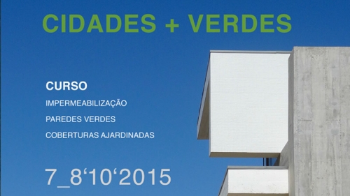 CURSO IMPERMEABILIZAÇÃO, PAREDES VERDES E COBERTURAS AJARDINADAS