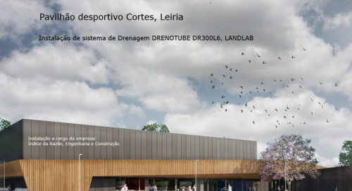 Instalação de sistema de drenagem Drenotube DR300L6 - Cortes, Leiria